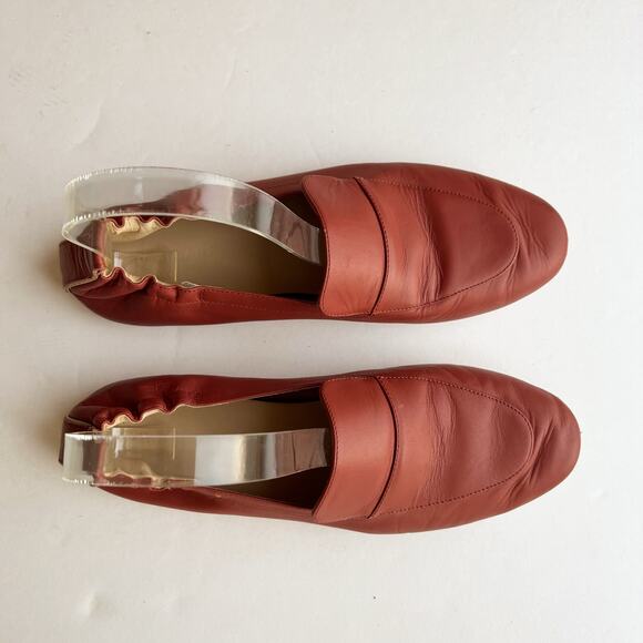 Everlane The Day Italian Leather Loafer in Dark Rose - Picture 4 of 8
